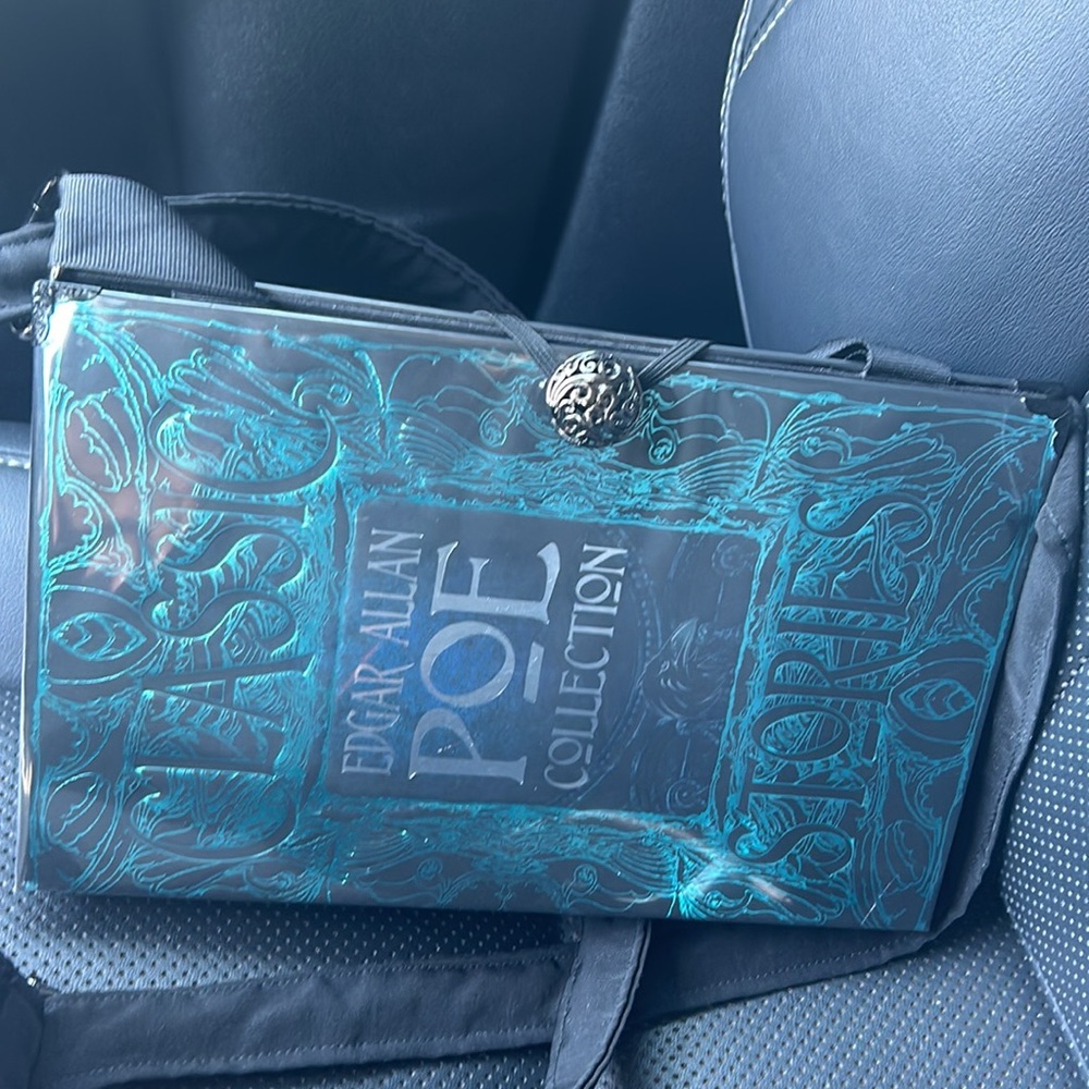 Edgar Allan Poe Book Crossbody Handbag Purse